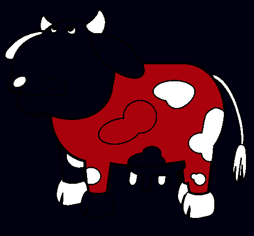 Vaca pensativa