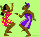 Dibujo Mujeres bailando pintado por ainhoa