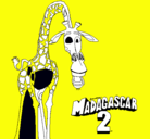 Dibujo Madagascar 2 Melman pintado por sebastiangutierrezjuare