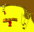 Dibujo Madagascar 2 Melman 2 pintado por edgar