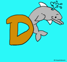 Dibujo Delfín pintado por DAMARIS