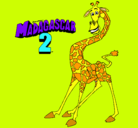 Dibujo Madagascar 2 Melman pintado por ina