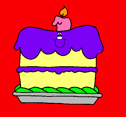 Pastel de cumpleaños