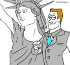Dibujo Estados Unidos de América pintado por jeidilabella