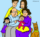 Dibujo Familia pintado por MAHIEL