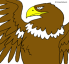 Dibujo Águila Imperial Romana pintado por aguiladelamerica