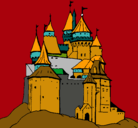 Dibujo Castillo medieval pintado por Jorim