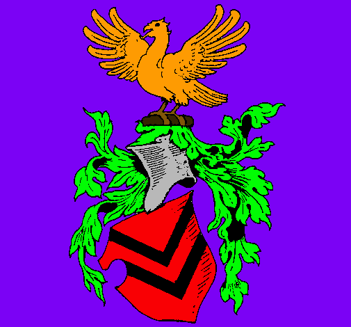 Escudo de armas y aguila 