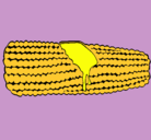 Dibujo Mazorca de maíz pintado por santi
