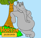 Dibujo Horton pintado por yerhita