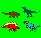 Dibujo Dinosaurios de tierra pintado por thomas1