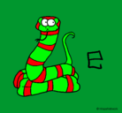 Dibujo Serpiente pintado por josemanuel