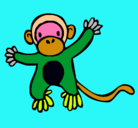 Dibujo Mono pintado por KAMILA