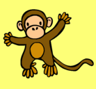 Dibujo Mono pintado por migelangelavendaopala