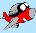 Dibujo Avión pequeño II pintado por huacho