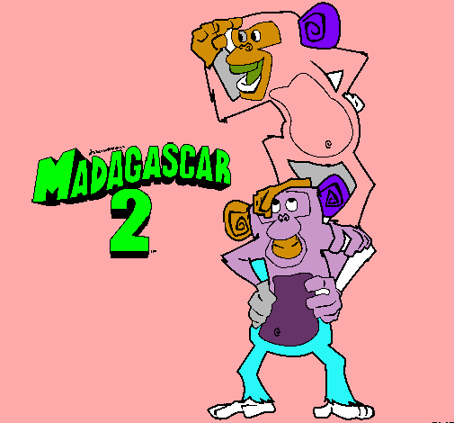 Madagascar 2 Manson y Phil