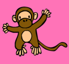 Dibujo Mono pintado por Teresita