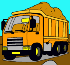 Dibujo Camión de carga pintado por jose