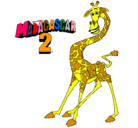 Dibujo Madagascar 2 Melman pintado por ***KARLA123***