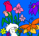 Dibujo Fauna y flora pintado por uxue