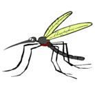 Dibujo Mosquito pintado por isa