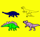 Dibujo Dinosaurios de tierra pintado por augustoriveros