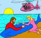 Dibujo Rescate ballena pintado por mariaisabel