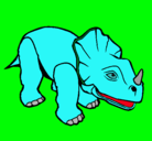 Dibujo Triceratops II pintado por rexvampiro