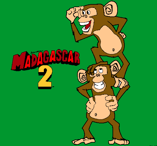 Madagascar 2 Manson y Phil