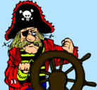 Dibujo Capitán pirata pintado por NASySOFIA