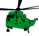 Dibujo Helicóptero al rescate pintado por Hernan