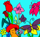 Dibujo Fauna y flora pintado por guillelandaguerraPERU