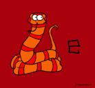 Dibujo Serpiente pintado por Lizbeth