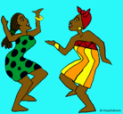 Dibujo Mujeres bailando pintado por alessandra