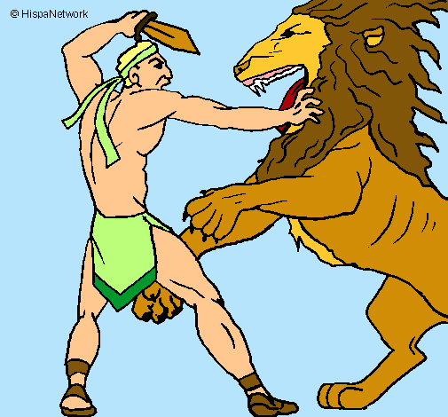 Gladiador contra león