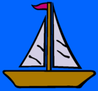 Dibujo Barco velero pintado por adrian