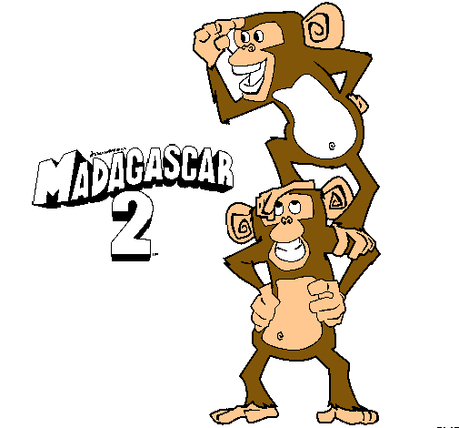 Madagascar 2 Manson y Phil