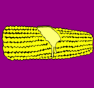 Dibujo Mazorca de maíz pintado por brian