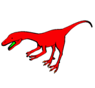 Dibujo Velociraptor II pintado por alan