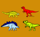 Dibujo Dinosaurios de tierra pintado por sergio