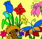 Dibujo Fauna y flora pintado por G*R*R*