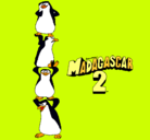 Dibujo Madagascar 2 Pingüinos pintado por checolin