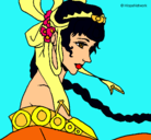 Dibujo Princesa china pintado por ANGELICAORIANA