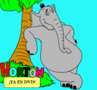 Dibujo Horton pintado por catalinalissettenovag
