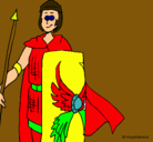 Dibujo Soldado romano II pintado por karen