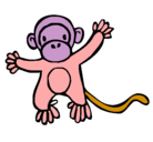 Dibujo Mono pintado por natalyf