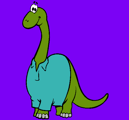 Diplodocus con camisa