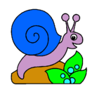 Dibujo Caracol pintado por abby