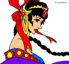 Dibujo Princesa china pintado por Sofia