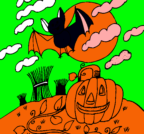 Paisaje de Halloween